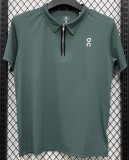 2026 ON Green High Quality Half Pull T-Shirt