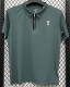 2026 ON Green High Quality Half Pull T-Shirt