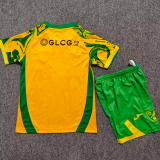 26-27 Norwich City Home Kids Soccer Jersey