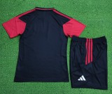 26-27 Man Utd High Quality Player Version Half Pull Training Short Suit (球员套装)