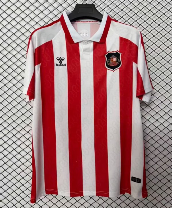 26-27 Sunderland Home Fans Soccer Jersey