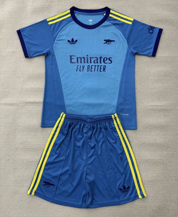 26-27 ARS Blue GoalKeeper Kids Soccer Jersey