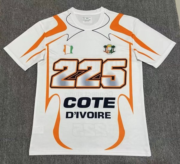 26-27 Cote d'Ivoire White Special Edition Fans Soccer Jersey
