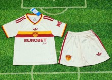26-27 Roma Away Kids Soccer Jersey