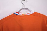 2008 NetherIands Home Retro Soccer Jersey