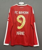 26-27 Bayern Home Embroidered Version Long Sleeve Fans Soccer Jersey (长袖)