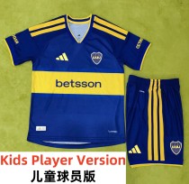 26-27 Boca Juniors Home Kids Player Version Soccer Jersey (球员童装) 26-27 Boca Juniors Home Kids Player Version Soccer Jersey (球员童装)