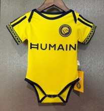 26-27 Al-Nassr Home Baby Infant Crawl Suit