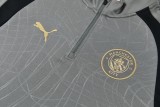 26-27 Man City High Quality Half Pull Tracksuit