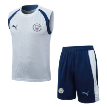 26-27 Man City High Quality Tank Top And Shorts Suit