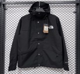 2026 TNF Black New Pattern Embroidered Windbreaker