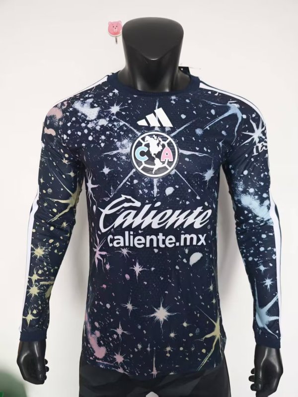 26-27 Club America Third Long Sleeve Player Version Soccer Jersey*长袖球员