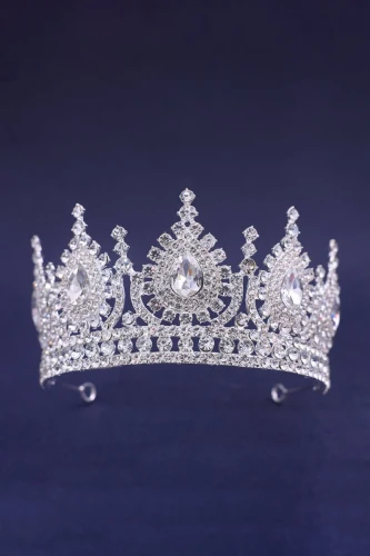 Half Circle Crystal Tiara