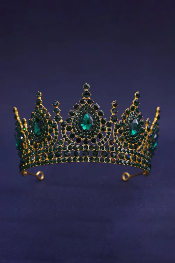 Half Circle Crystal Tiara