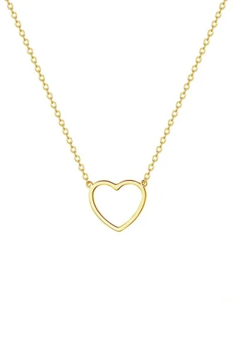 Hollow Heart Pendant Necklace