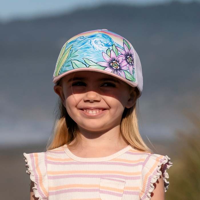 Kids' Passionflower Trucker
