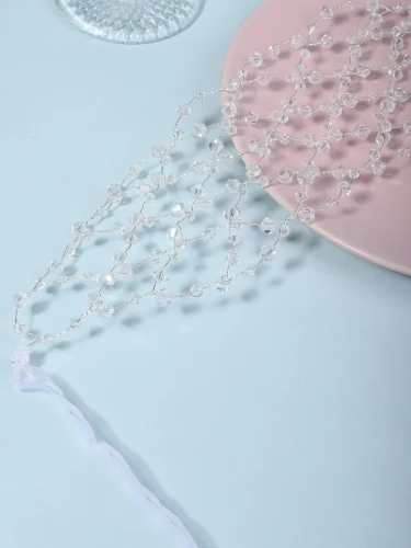 Handcrafted Pearl Mesh Headband