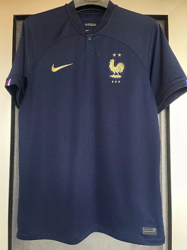 22-23 France Home  Fans Soccer Jersey
