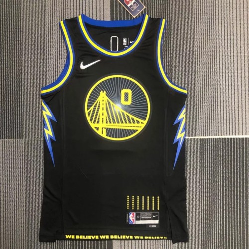 21-22 Warriors PAYTON II #0 Black City Edition Top Quality Hot Pressing NBA Jersey