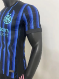25-26 INT Home Player Version Soccer Jersey*带广告
