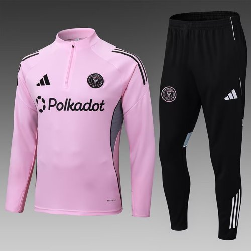 25-26 Inter Miami High Quality Half Pull Tracksuit