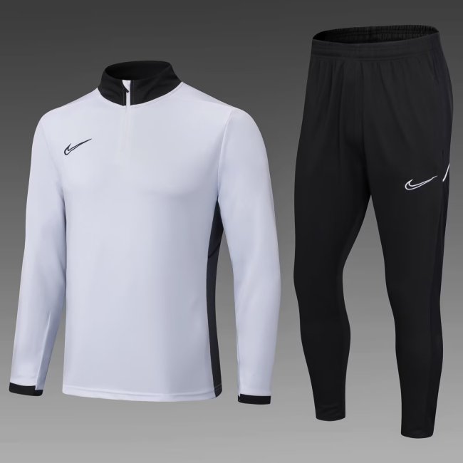 2025 NK White Half Pull Tracksuit