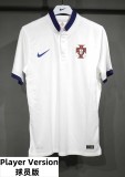 2014 Portugal Away Player Version Retro Soccer Jersey  *球员