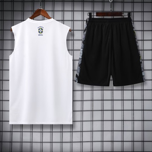 25-26 Brazil High Quality Kids Tank Top And Shorts Suit