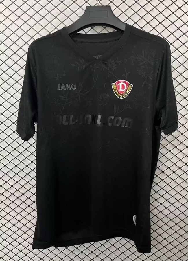 25-26 Dynamo Dresden Black Special Edition Fans Soccer Jersey