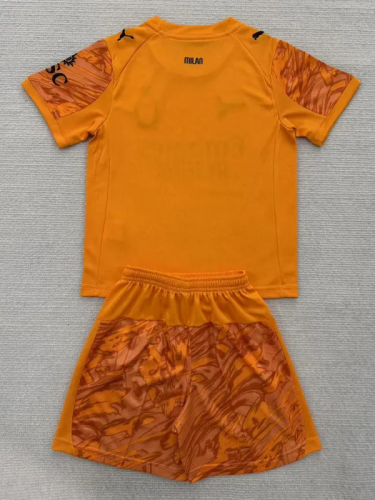 25-26 ACM Orange Goalkeeper Kids Soccer Jersey