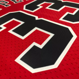 1998 BULLS PIPPEN #33 Red Retro Top Quality Hot Pressing NBA Jersey