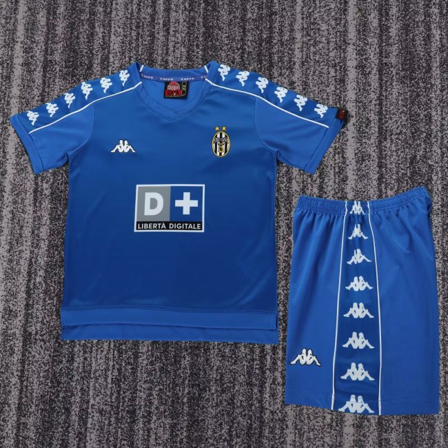 1999-2000 JUV Away Retro Kids Soccer Jersey