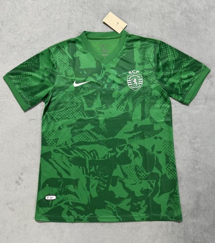 25-26 Sporting Lisbon Green Fans Soccer Jersey