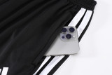 2026 AD White Kids Half Pull Tracksuit