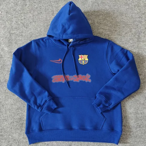 25-26 BAR Fancy blue Hoody (加绒)彩标