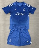 25-26 Nottingham Blue GoalKeeper Kids Soccer Jersey