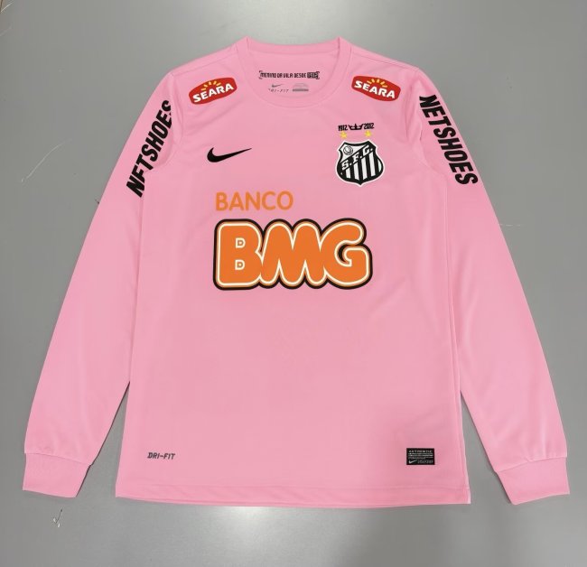 2012-2013 Santos FC Long sleeves Retro Soccer Jersey