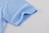 2025 NK Pure cotton T-shirt—Blue