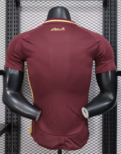 25-26 Algeria Brown Red Player Version Training shirts
