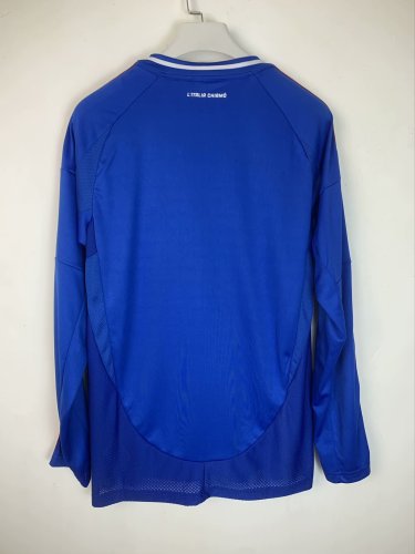 2024 Italy European Cup Home Long sleeves Fans Soccer Jersey