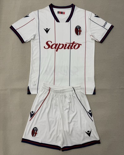 25-26 Bologna Away Kids Soccer Jersey