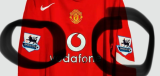2004-2006 Man Utd Home Long Sleeve Retro Soccer Jersey
