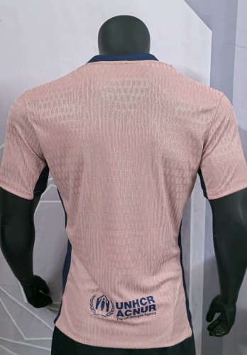 25-26 BAR Pink Yellow Special Edition Player Version Soccer Jersey