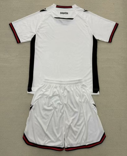 25-26 Albania  Away Fans Kids Soccer Jersey