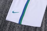 1997 Brazil Away Retro Kids Soccer Jersey