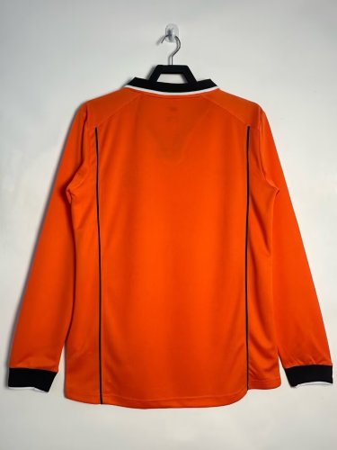 1998 NetherIands Home Long sleeves Retro Soccer Jersey