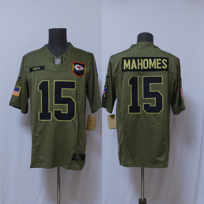 2025 NFL Kansas City Chiefs New Pattern Jersey