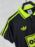 2025 AD Oasis Joint Edition Fluorescent Green Polo Short Sleeve