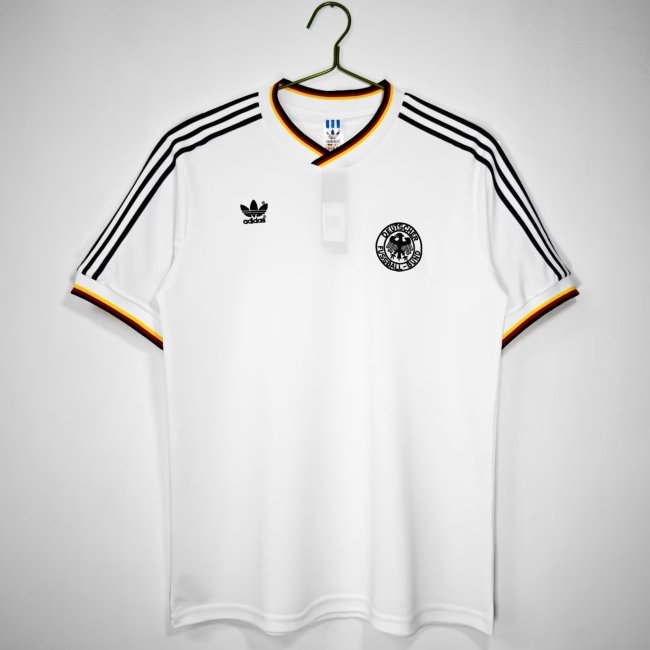 1986 Germany Home Retro Soccer Jersey