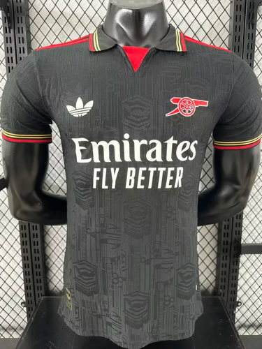 25-26 ARS Black Special Edition Player Version Training Shirts (三叶)